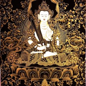 Tibetan Thangka of Manjushri Bodhisattva