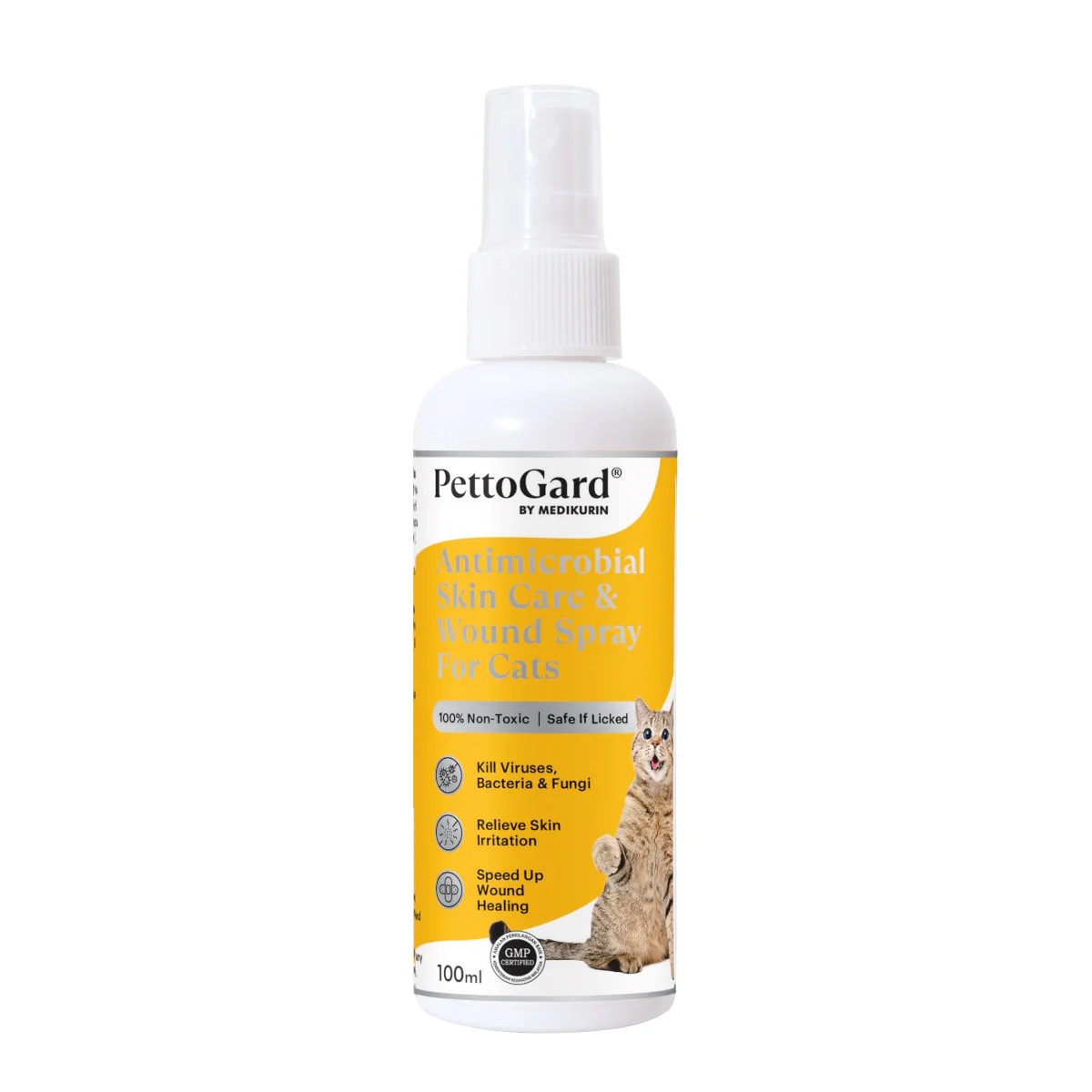 Antimicrobial Skin Care & Wound Spray for Cats 100ml 皮膚修護抗菌噴霧 (貓咪專用配方) 100ml - Image 2